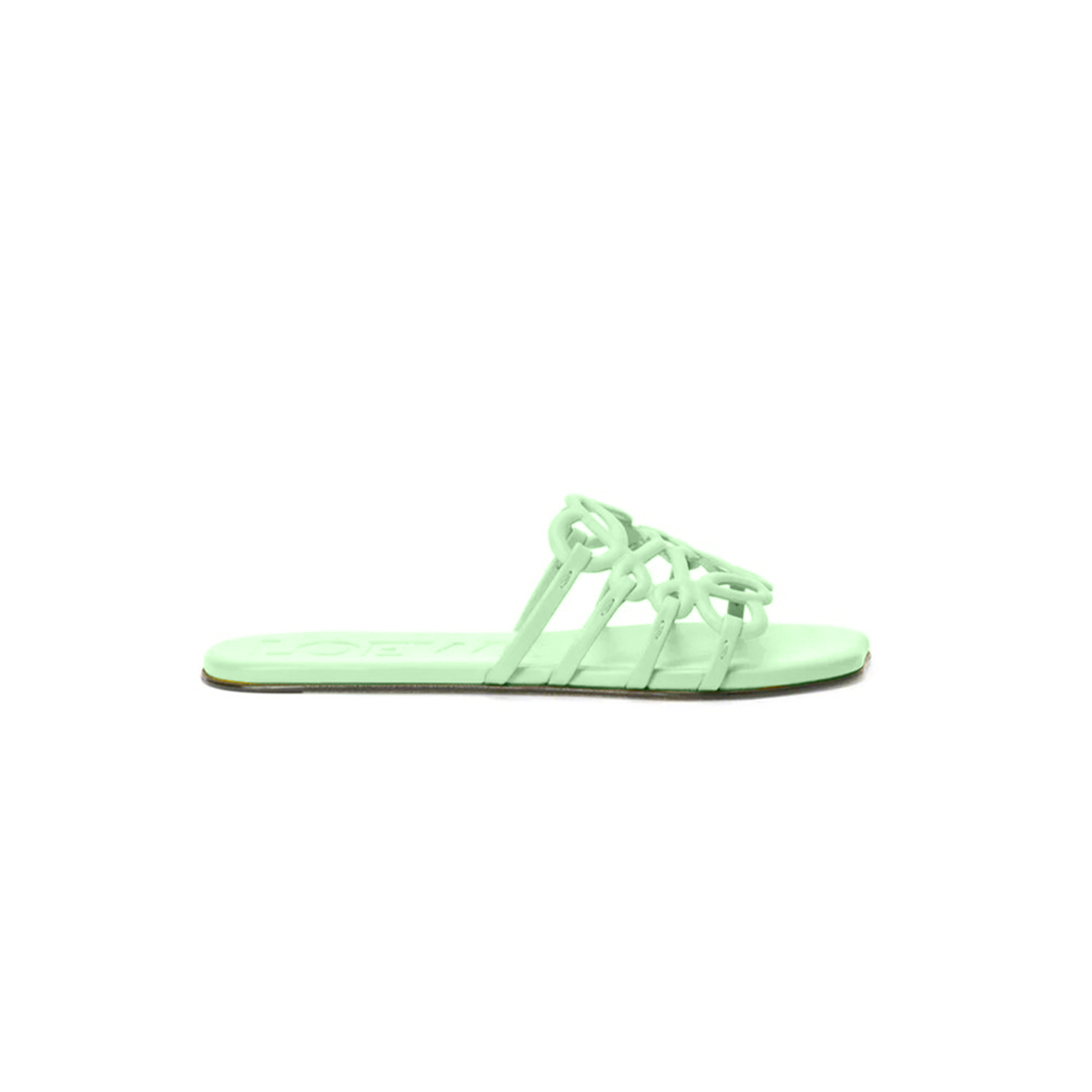 LOEWE PETAL ANAGRAM SLIDE IN SOFT CALFSKIN LLSP465X08 LOEWE PETAL ANAGRAM SLIDE IN SOFT CALFSKIN LLSP465X08